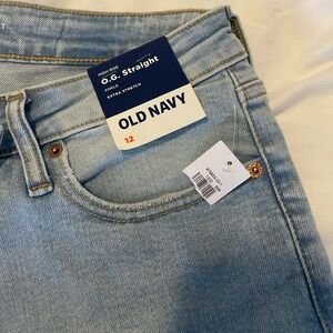 Old Navy Women's O.G. Straight Ankle High Rise Jeans - Size 12 NWT